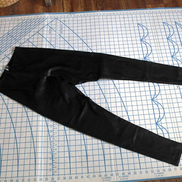 Windsor Black Pleather Sky High Leggings, XS/S - Picture 2 of 5